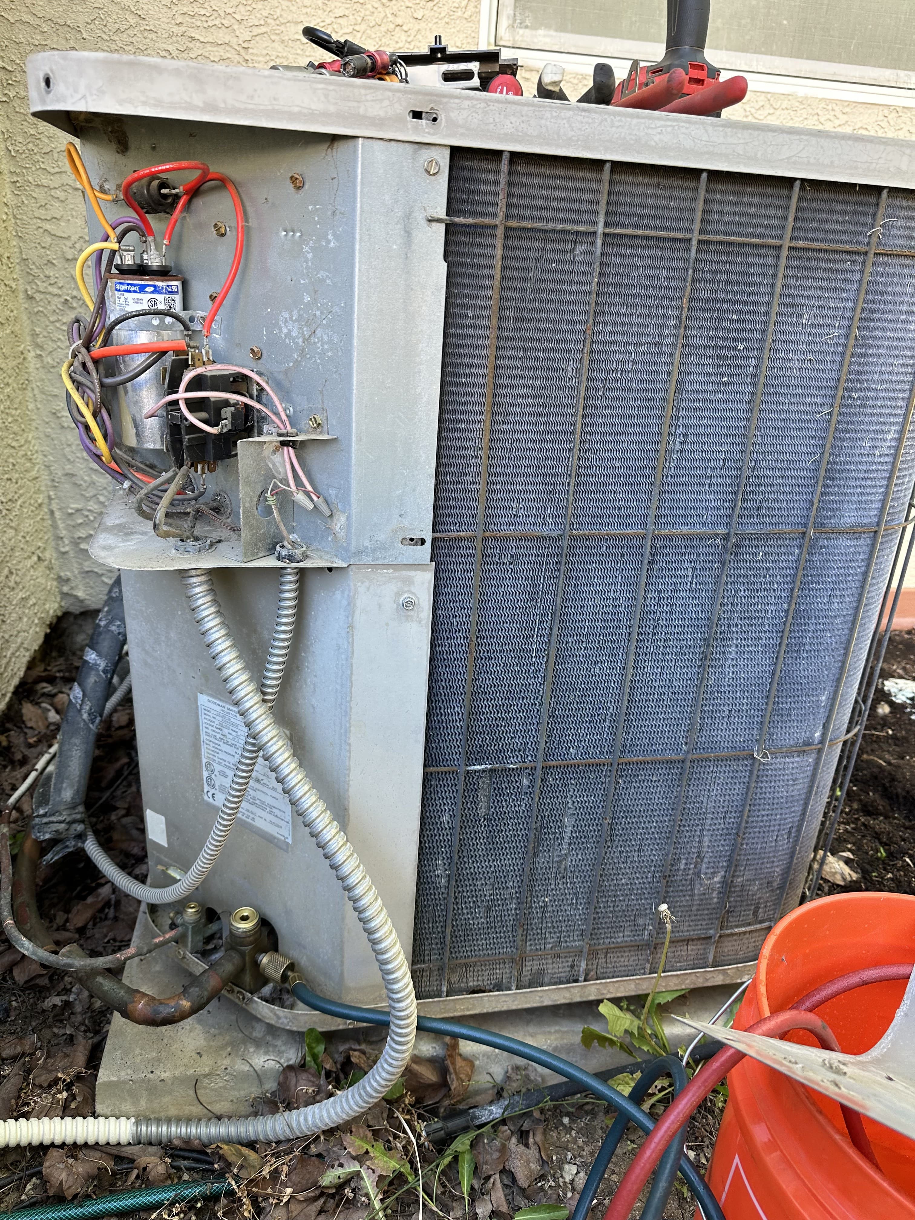 Routine AC maintenance — capacitor replacement during a tune-up